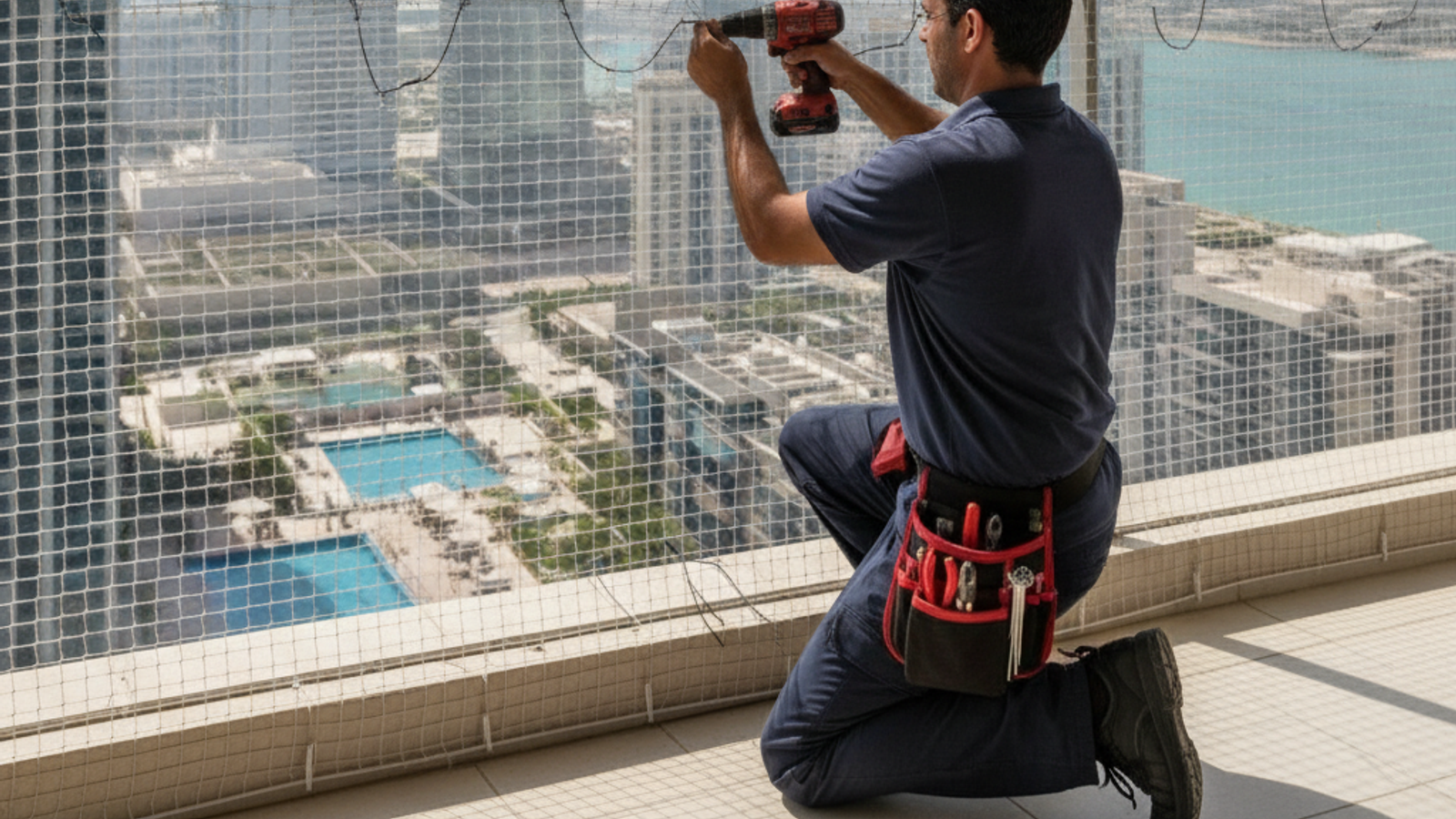 Balcony Safety Net Services in Dubai