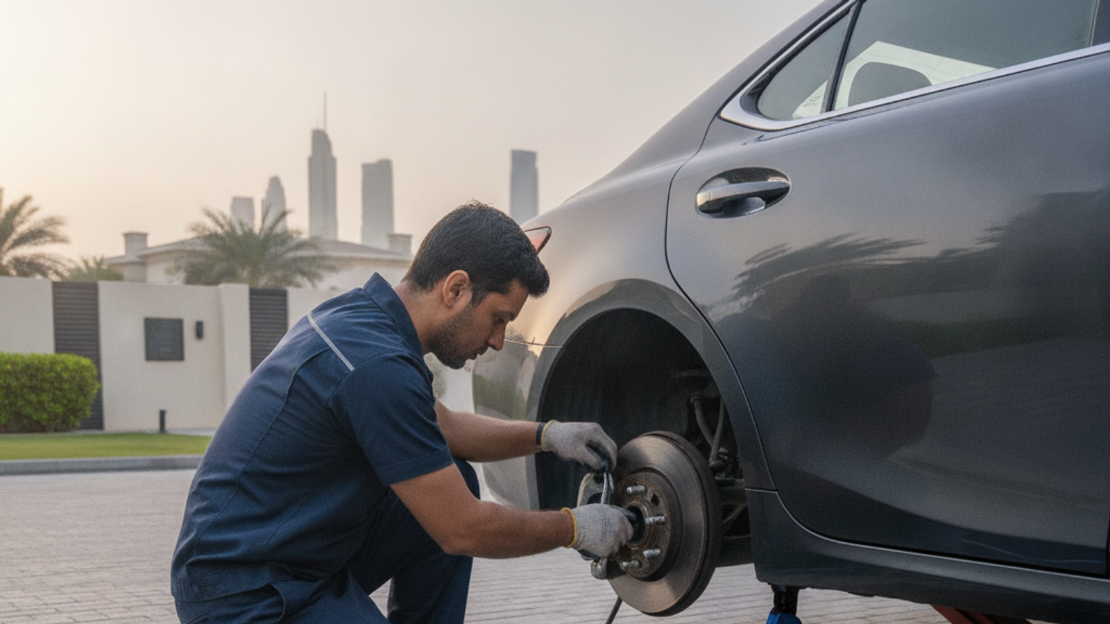 Brake Pad Replacement in Dubai