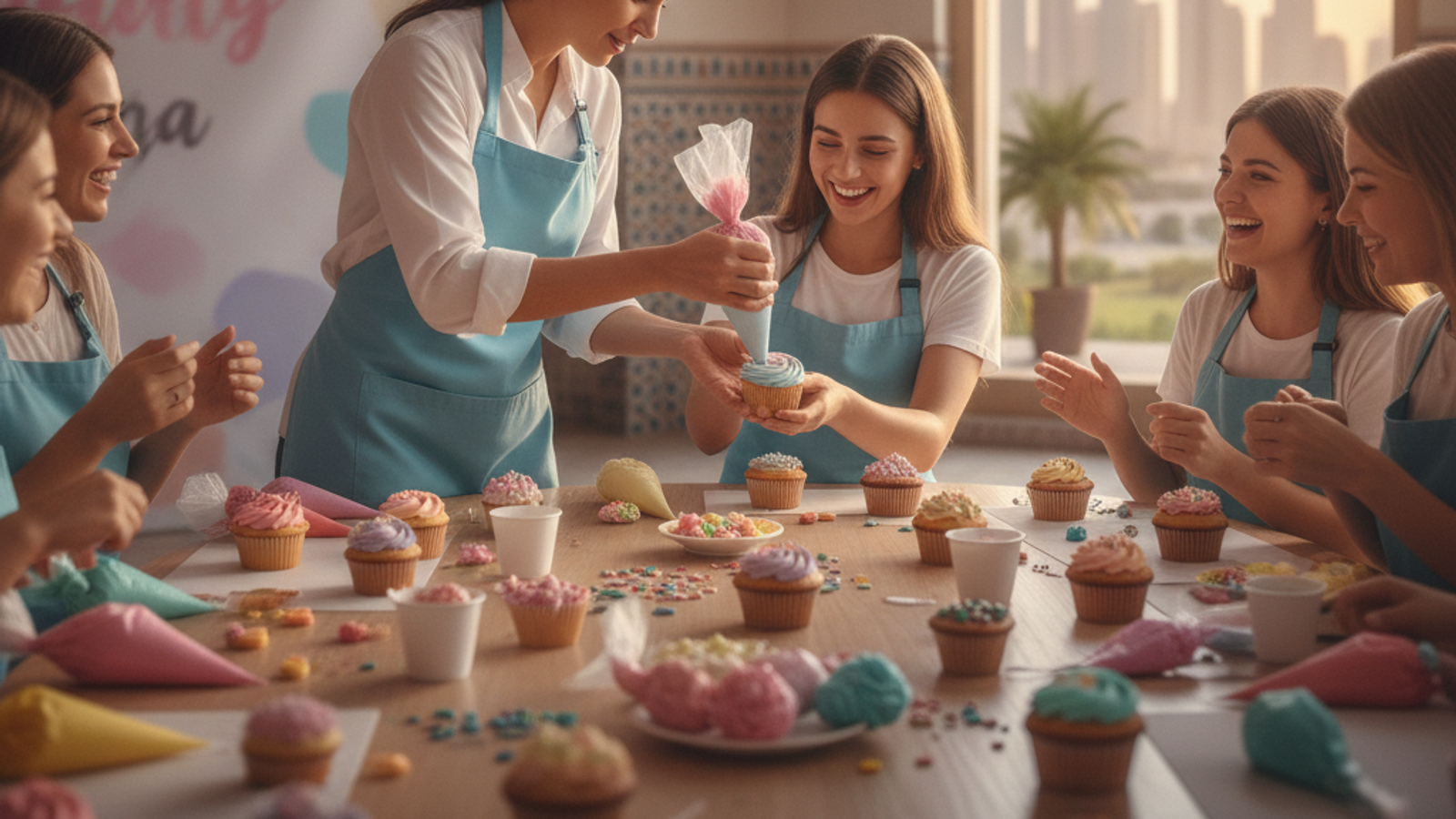 Cupcake Decorating Party in Dubai