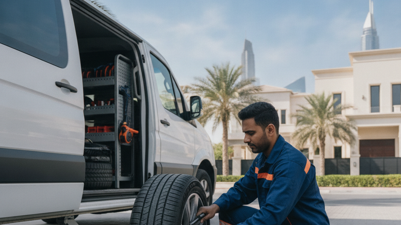 Mobile Tyre Service in Dubai