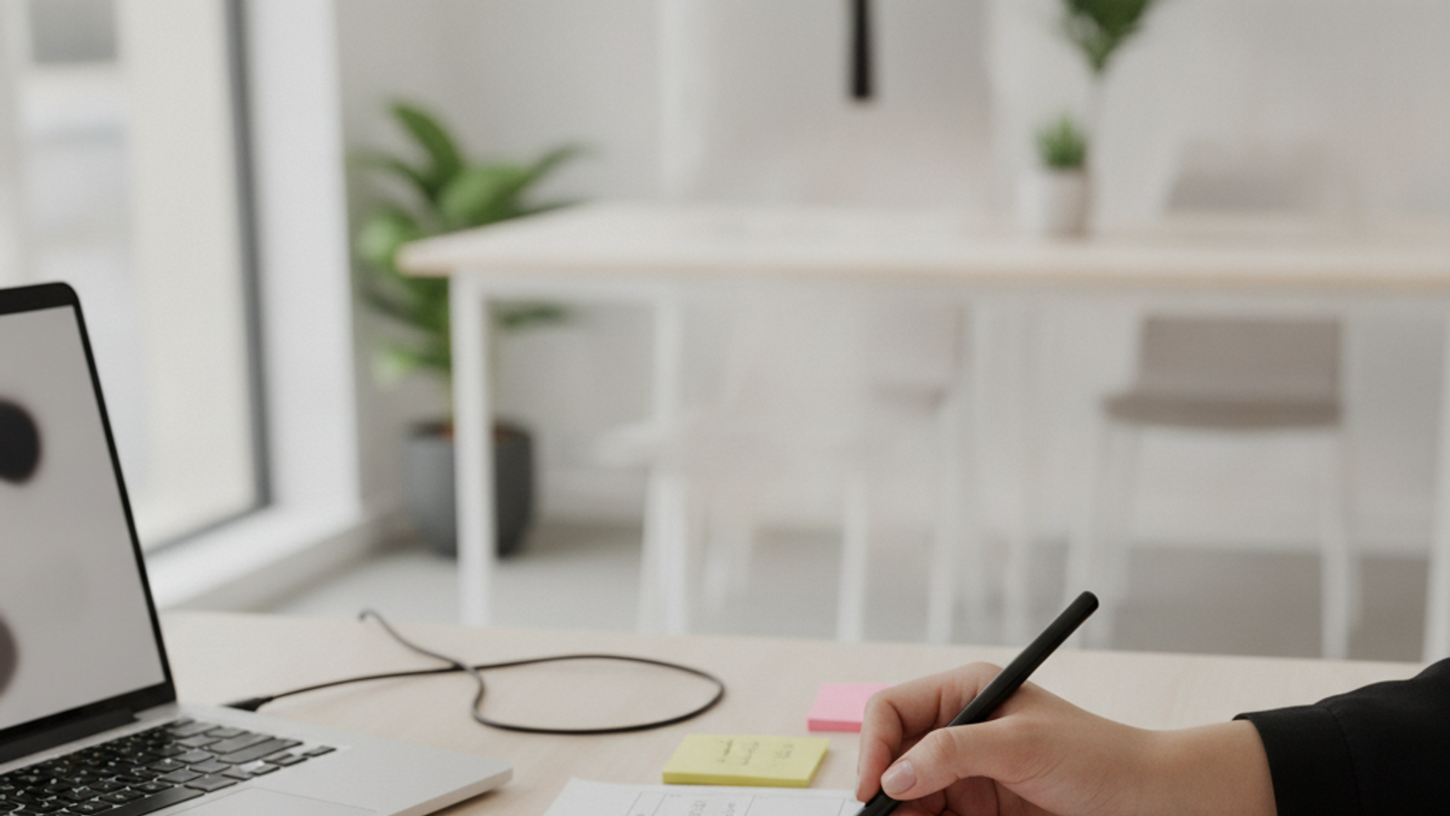 social media manager planning content for a Dubai business