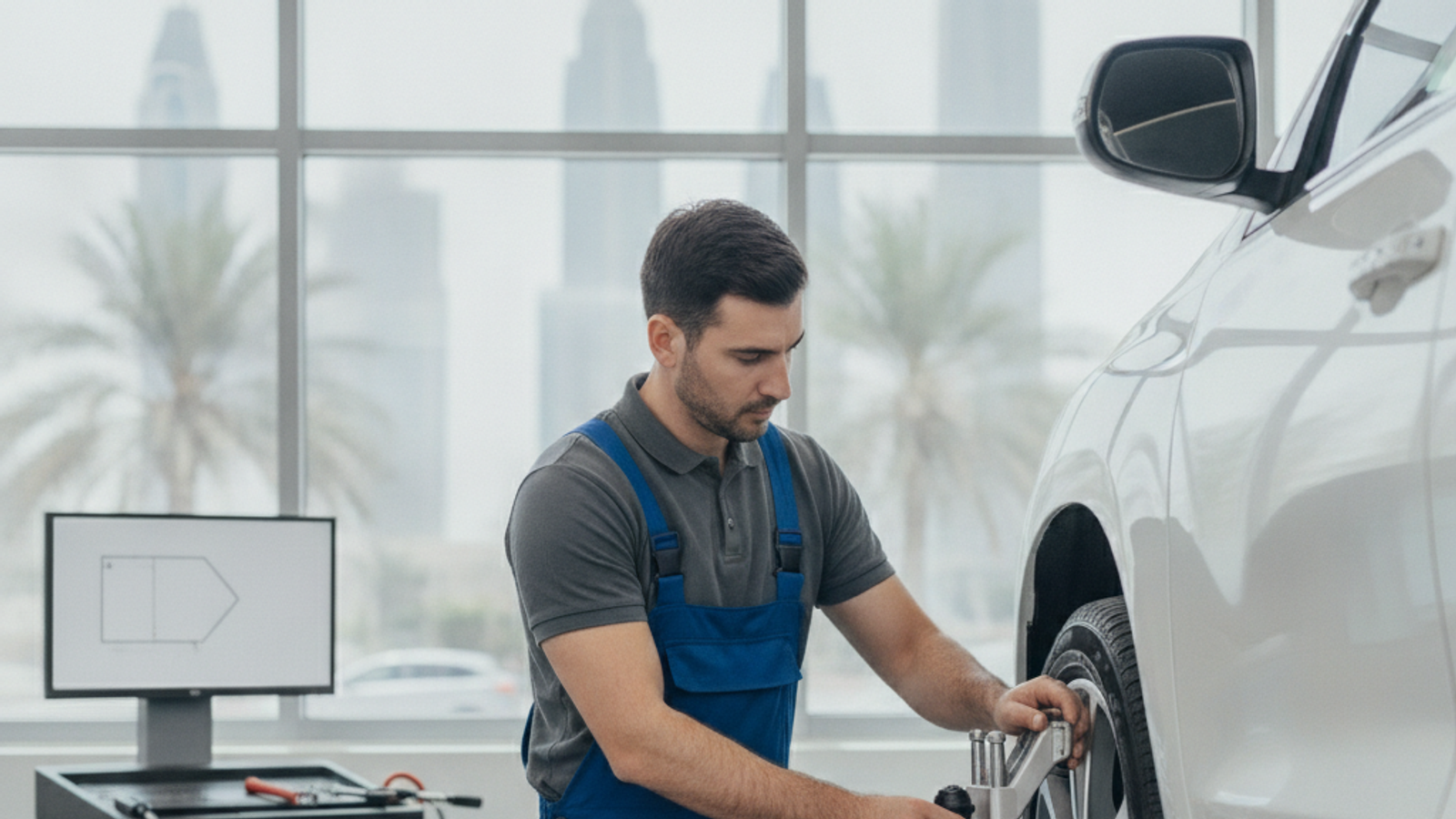 Wheel Alignment & Balancing in Dubai